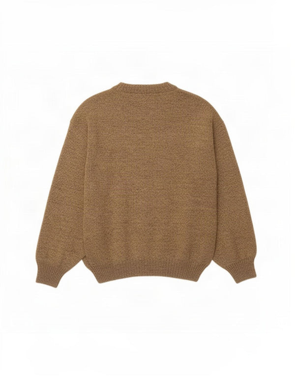 Ανδρικό πουλόβερ Tris Line Graphic Crew Neck Jumper IT 54 XL Brown Fair Isle