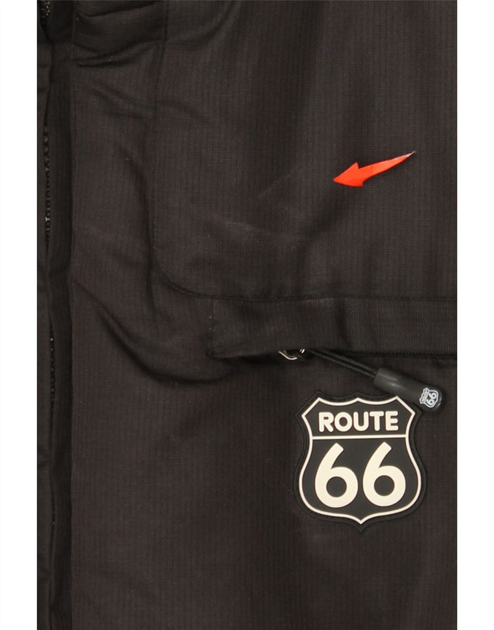 Route 66 Ανδρικό μπουφάν με επένδυση UK 38 Medium Black Polyester
