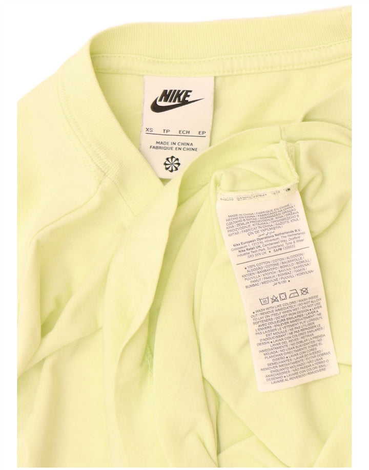 Ανδρικό T-Shirt Nike Top XS, κίτρινο βαμβακερό
