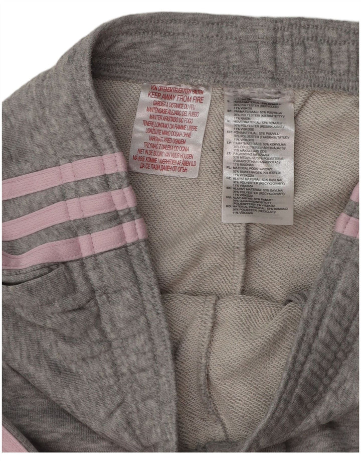 Γυναικεία αθλητική φόρμα ADIDAS Παντελόνι Joggers UK 8 Small Grey Cotton