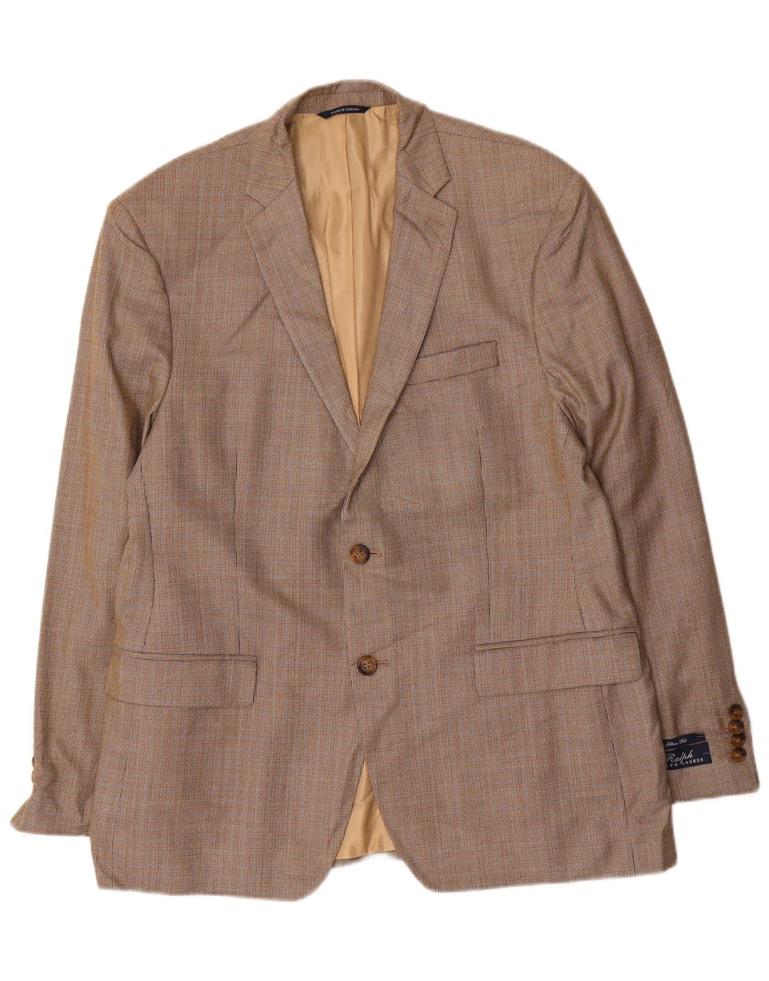 Ralph Lauren Ανδρικό σακάκι με 2 κουμπιά UK 44 XL καφέ