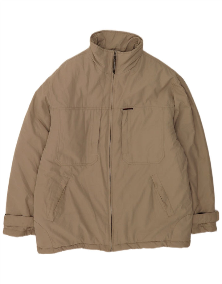 Kappa Ανδρικό μπουφάν με επένδυση UK 42 XL Beige Polyester