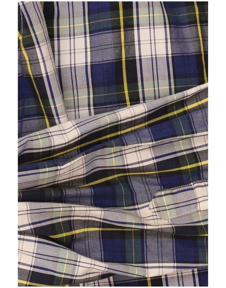 Ανδρικό πουκάμισο Nautica Large Navy Blue Check Cotton