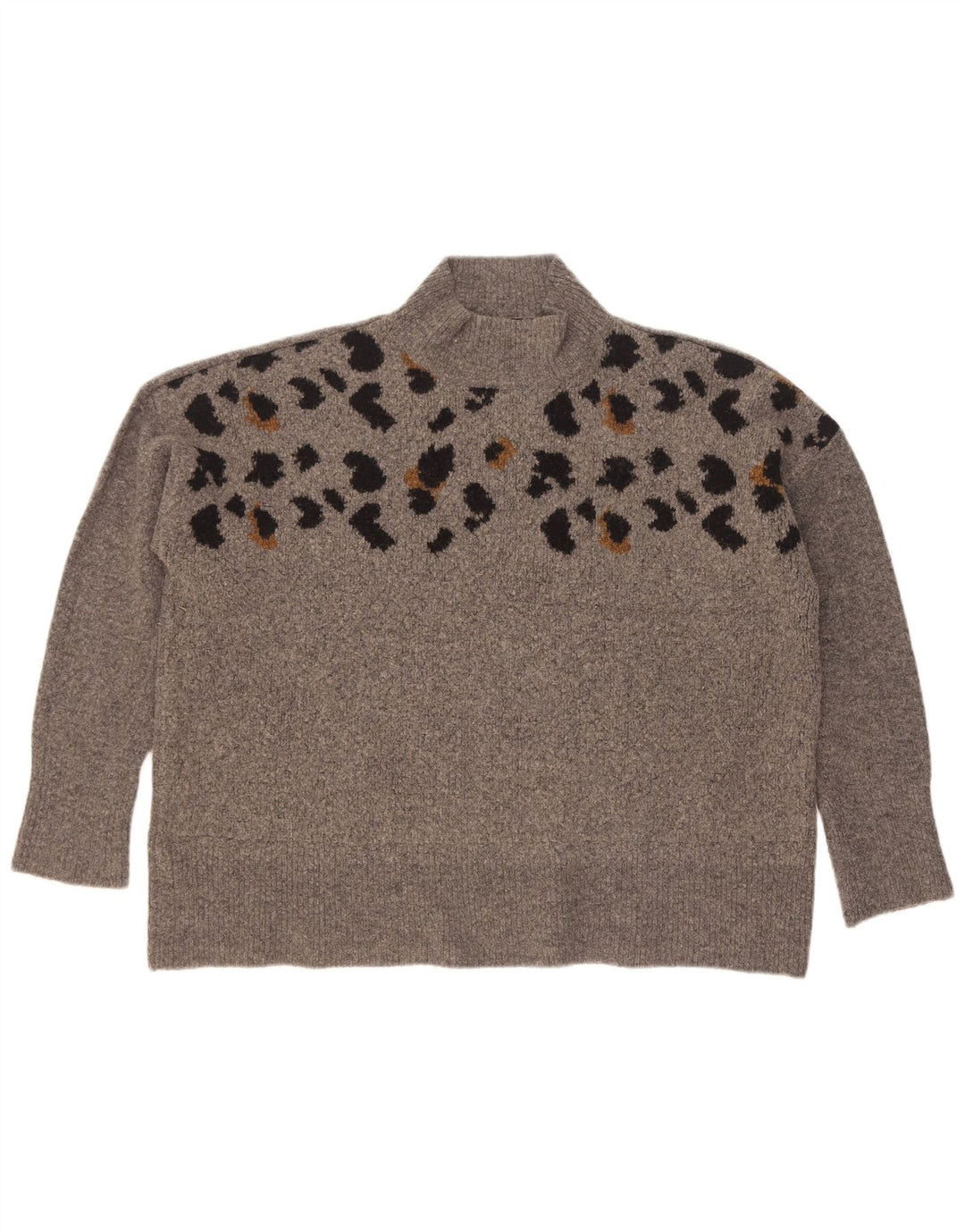 Marks & Spencer Γυναικείο πουλόβερ με λαιμό χελώνα UK 18 XL Γκρι