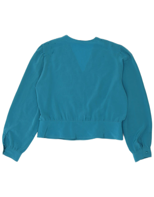 Icam Γυναικείο πουκάμισο Crop Μπλούζα IT 50 XL Blue Polyester