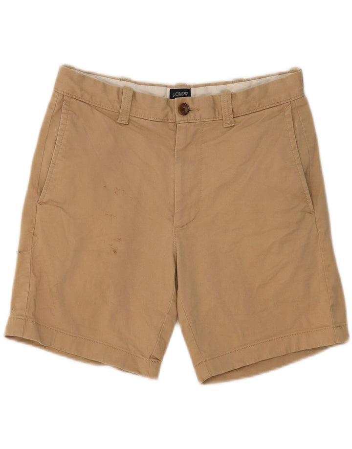 J. CREW Mens Chino Shorts W29 Small Beige Cotton Vintage J. Crew and Second-Hand J. Crew from Messina Hembry 