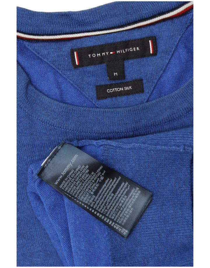 Ανδρικό πουλόβερ με λαιμόκοψη Tommy Hilfiger, μεσαίο βαμβακερό