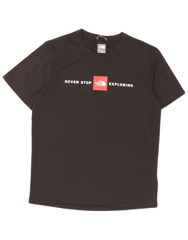 Ανδρικό γραφικό T-Shirt North Face Top Small Black Polyester
