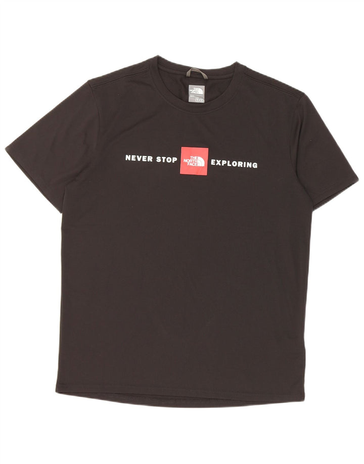 Ανδρικό γραφικό T-Shirt North Face Top Small Black Polyester