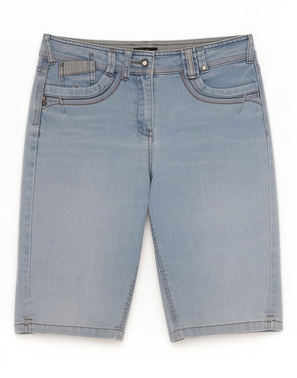 M&Co Γυναικείο τζιν σορτς UK 12 Medium W30 Μπλε βαμβακερό