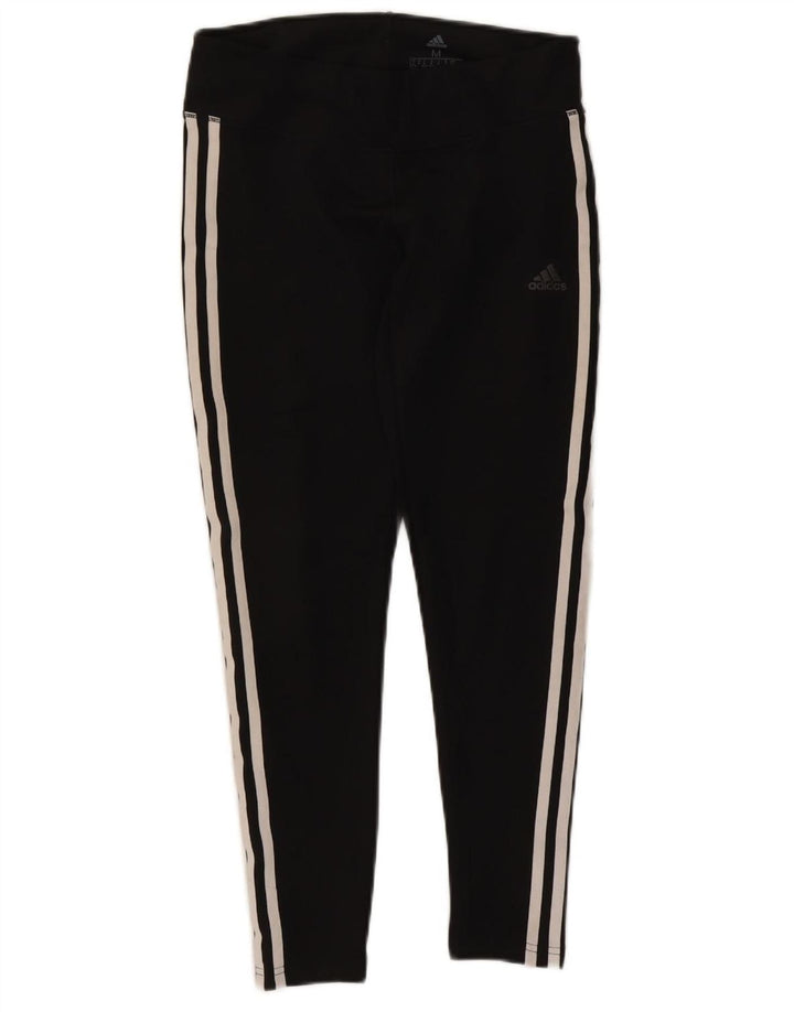 Γυναικεία κολάν ADIDAS Climalite UK 12/14 Medium Black Polyester