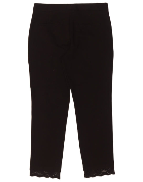 Zara Γυναικείο Slim παντελόνι Chino Medium W28 L26 Μαύρο βαμβακερό