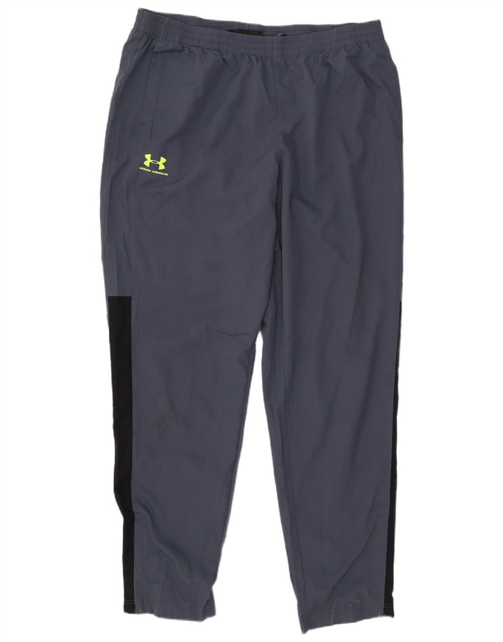 Ανδρική αθλητική φόρμα UNDER Armour Παντελόνι 2XL Navy Blue Colorblock Πολυεστέρας