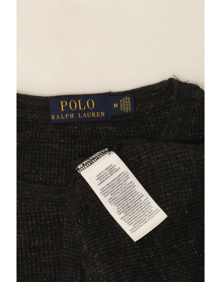 Polo Ralph Lauren ανδρικό τοπ μακρυμάνικο βαμβακερό μεσαίο γκρι