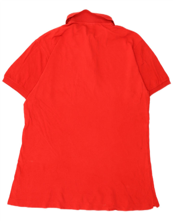 Ανδρικό πουκάμισο πόλο Lacoste Νούμερο 7 2XL Κόκκινο βαμβακερό