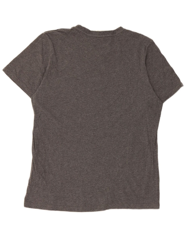 Ανδρικό T-Shirt Adidas Top μεγάλο γκρι βαμβακερό