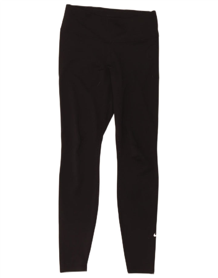 Γυναικείο κολάν Nike Dri Fit UK 14 Μεσαίο μαύρο πολυεστέρα
