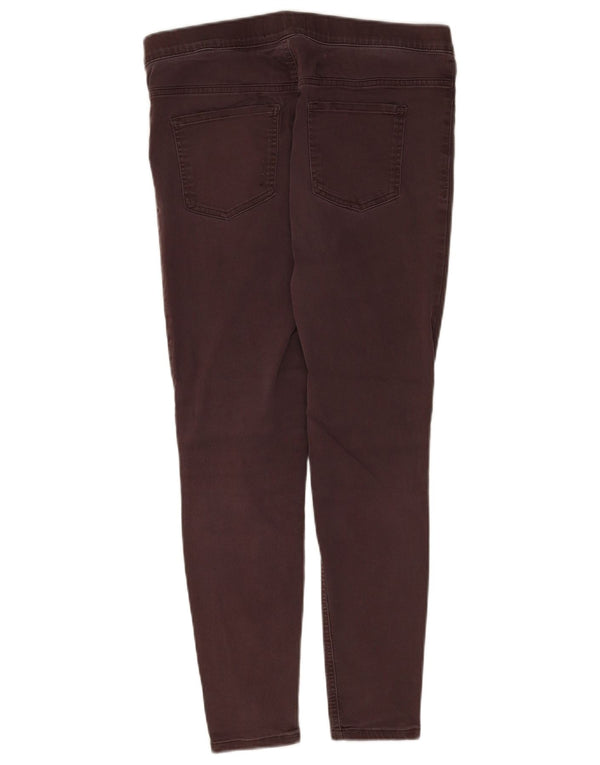 Marks & Spencer Γυναικεία Crop Jegging Τζιν UK 14 Large W34 L25 Καφέ βαμβακερό
