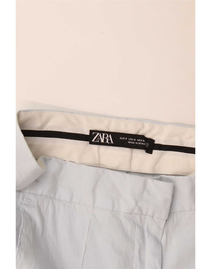 Zara Γυναικείο Παντελόνι Κάπρι Μικρό W26 L17 Μπλε