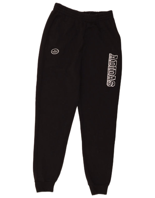 Adidas Boys Graphic αθλητική φόρμα παντελόνι Joggers 15-16 ετών μαύρο βαμβακερό