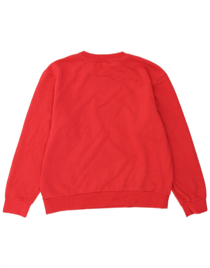MARKS & SPENCER Ανδρική φούτερ Jumper Μεσαίο κόκκινο βαμβακερό
