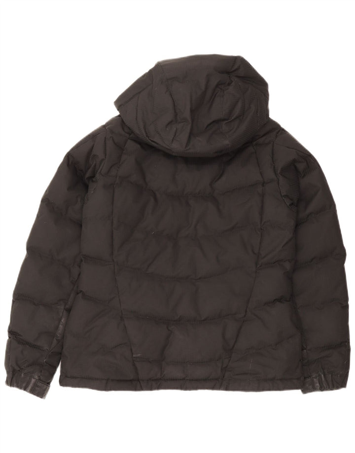 The North Face γυναικείο μπουφάν με κουκούλα με επένδυση UK 14 Μεσαίο μαύρο πολυεστέρα