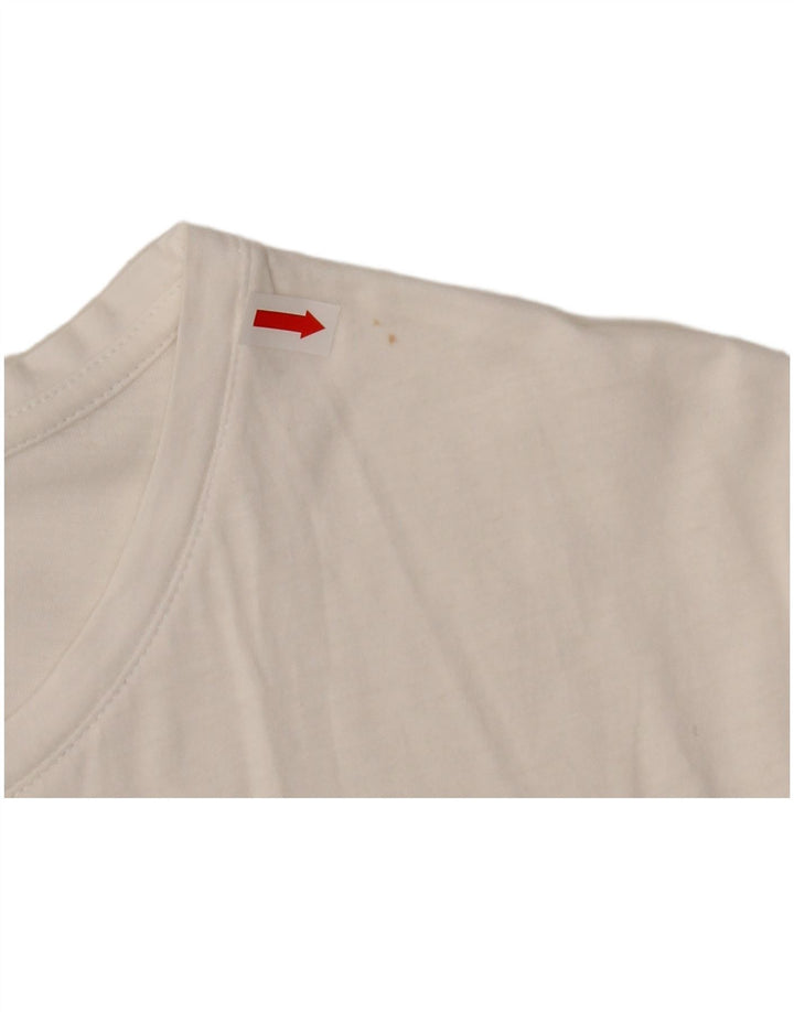 Zara Γυναικεία Μπλούζα Crop Top UK 12 Medium White Floral