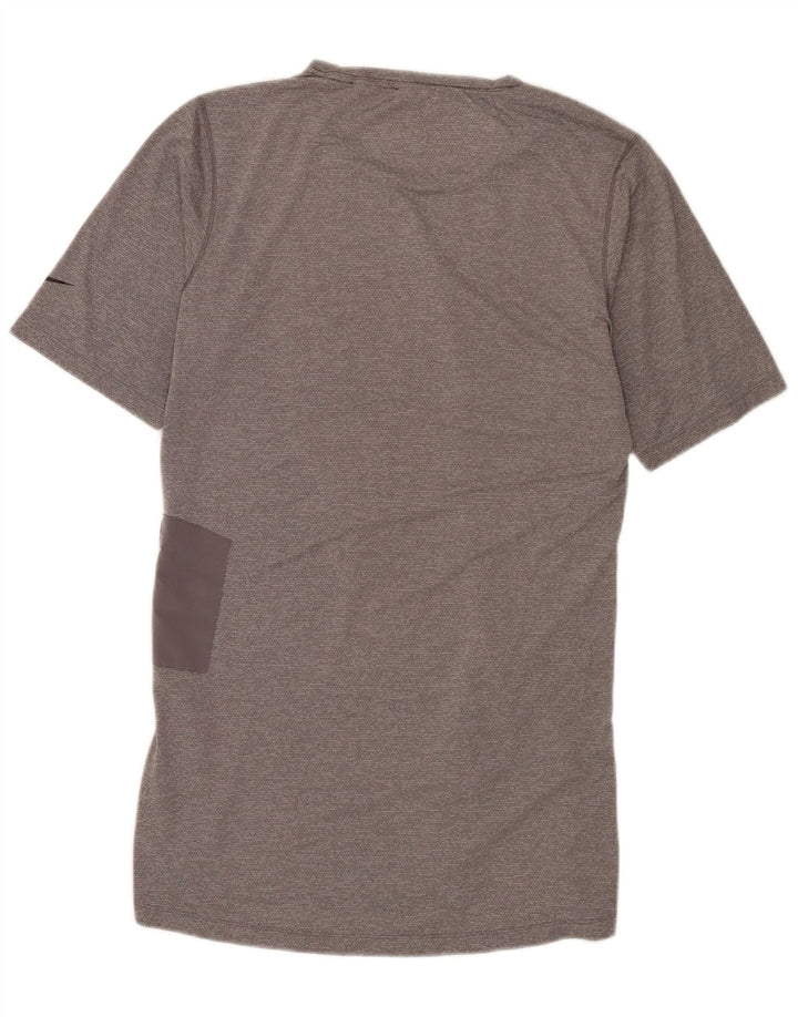 Ανδρικό T-Shirt Nike Dri Fit Τοπ μεσαίου γκρι πολυεστέρα