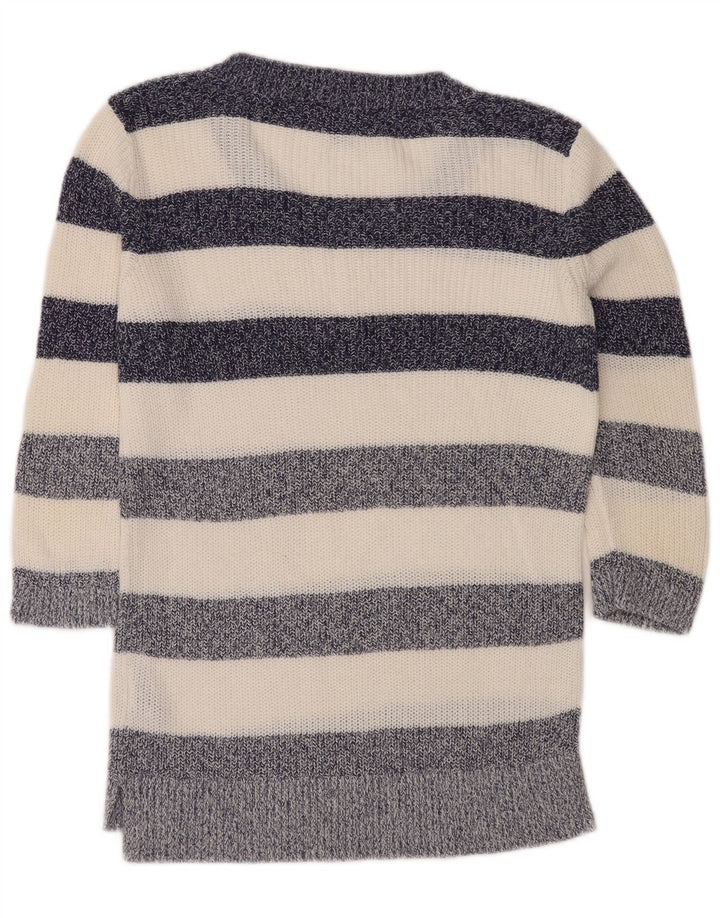 TOMMY HILFIGER Γυναικείο πουλόβερ με λαιμόκαυστο UK 14 Medium Navy Blue