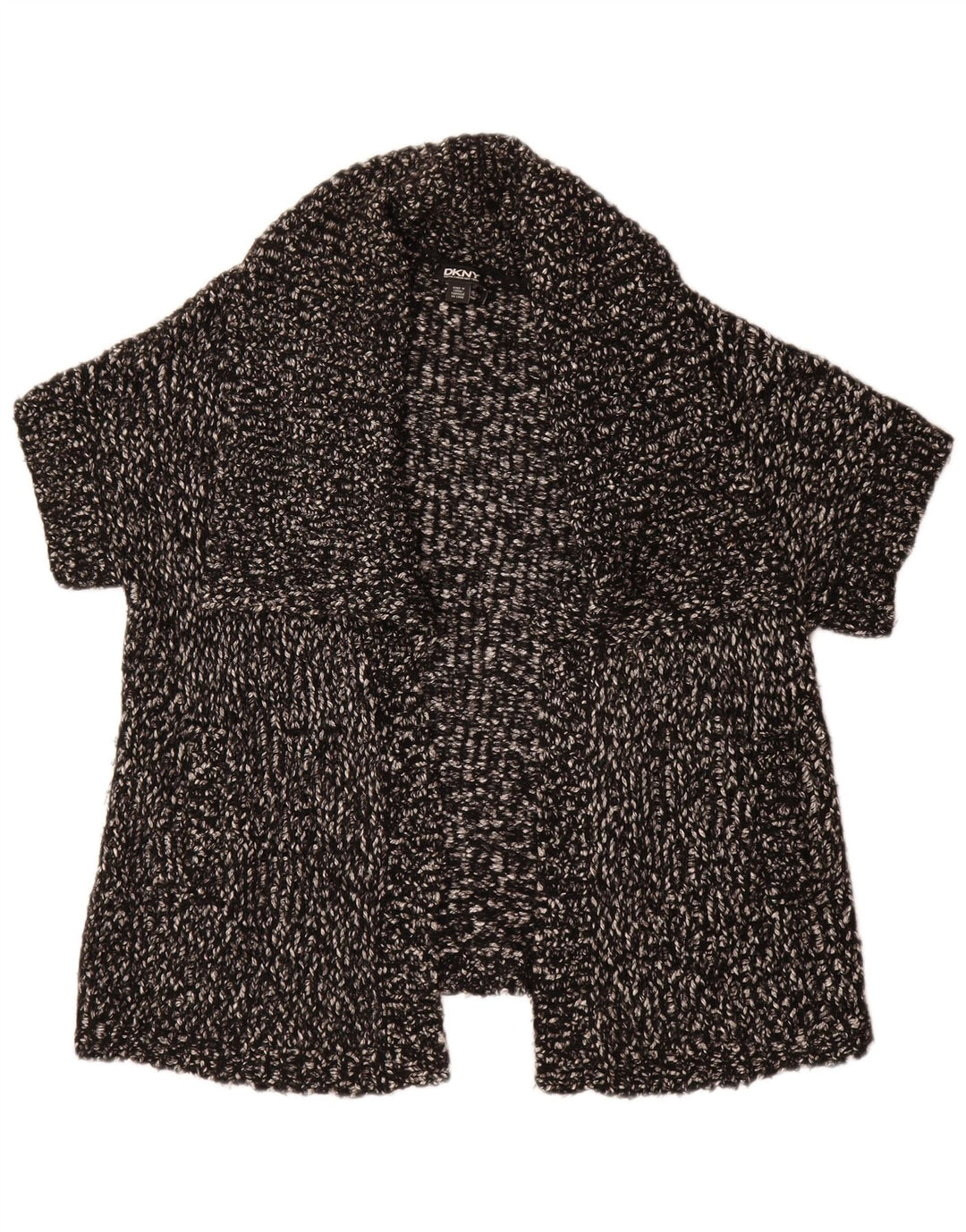 DKNY Γυναικείο πουλόβερ με κοντό μανίκι UK 10 Small Black