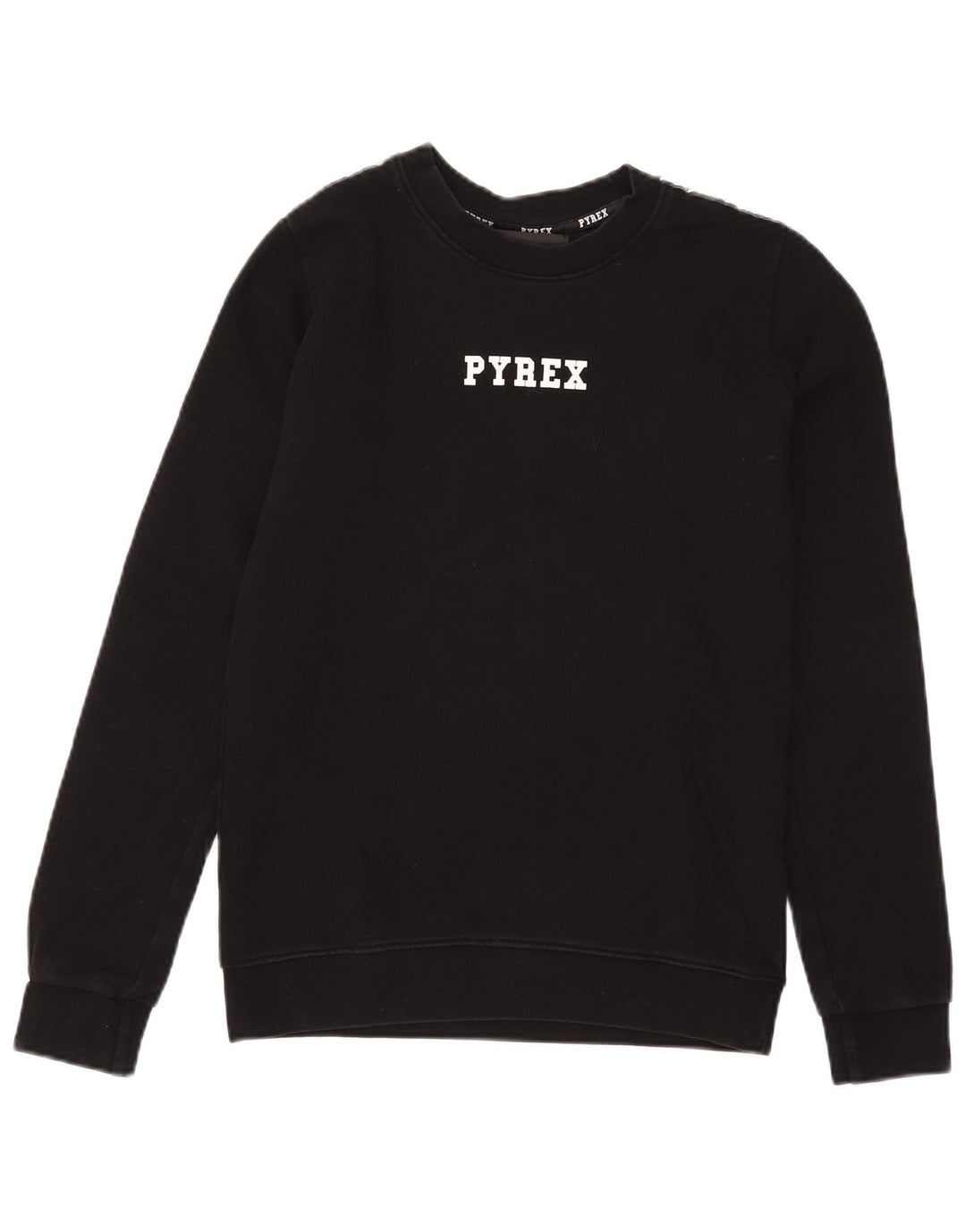 Γυναικείο Φούτερ Pyrex Graphic Jumper UK 6 XS Μαύρο βαμβακερό