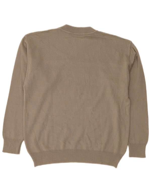 Ανδρικό πουλόβερ Malagrinda Graphic Crew Neck Jumper Medium Beige