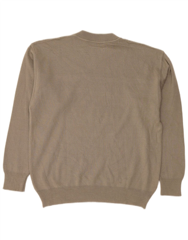 Ανδρικό πουλόβερ Malagrinda Graphic Crew Neck Jumper Medium Beige