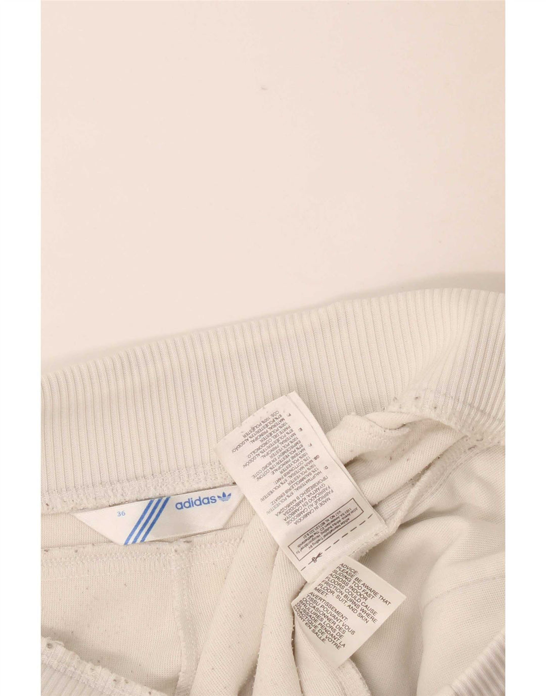 Γυναικεία αθλητική φόρμα Adidas Παντελόνι EU 36 Small White Polyester