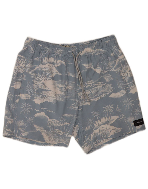 Ανδρικό σορτς κολύμβησης Rip Curl XS Blue Cotton Hawaiian