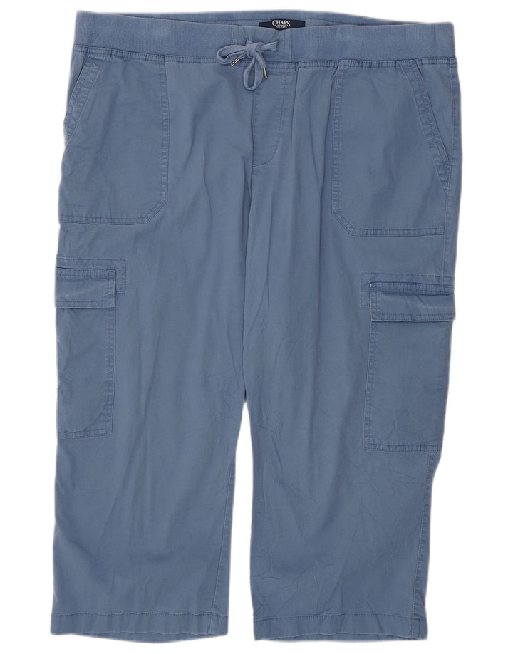 Chaps Γυναικεία φόρμα Capri Παντελόνι UK 18 XL Μπλε βαμβακερό
