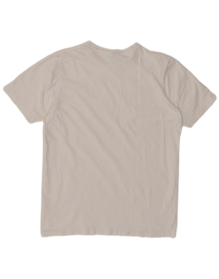 Γυναικείο γραφικό μπλουζάκι ELLESSE Top UK 14 Μεσαίο λευκό βαμβακερό