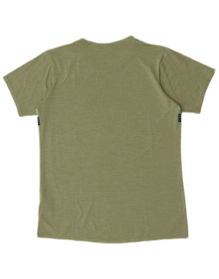 Patagonia Ανδρικό T-Shirt Top Μικρό πράσινο ριγέ πολυεστέρα