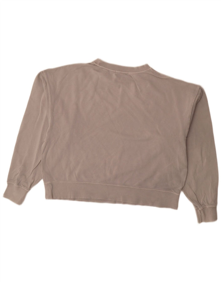 Zara Γυναικεία φούτερ μεγάλου μεγέθους Jumper UK 16 Larg γκρι βαμβακερό