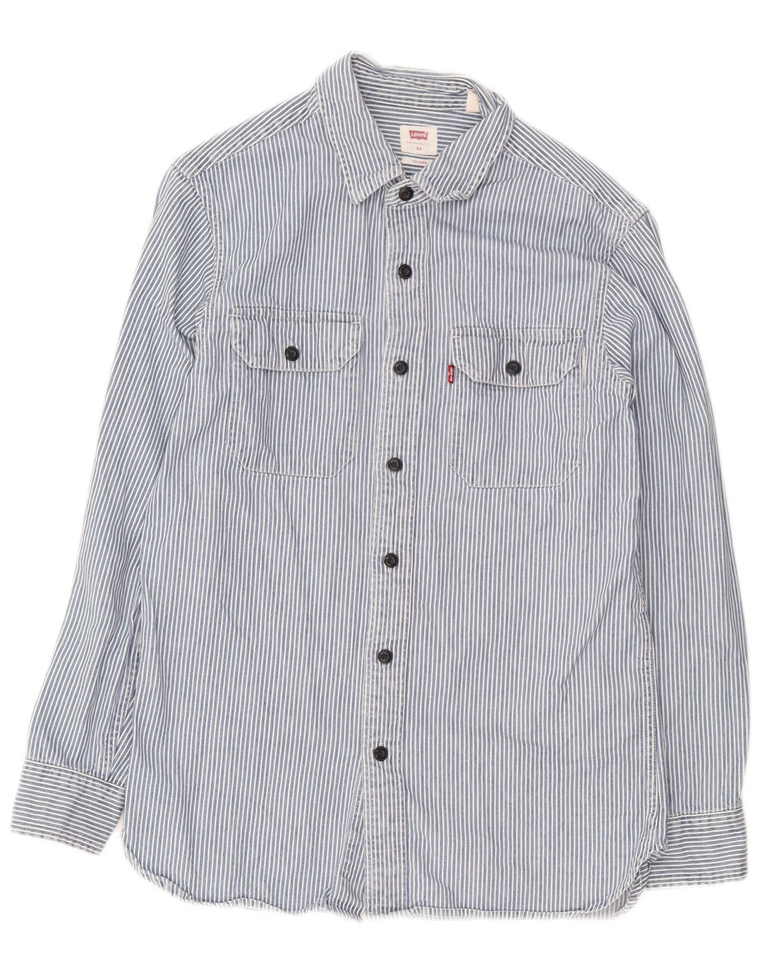 Ανδρικό πουκάμισο Levi's Relaxed Fit XS Blue Pinstripe