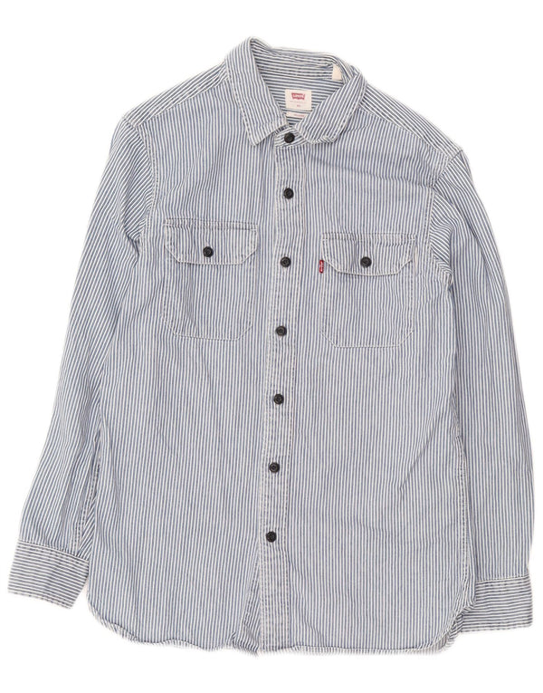 Ανδρικό πουκάμισο Levi's Relaxed Fit XS Blue Pinstripe