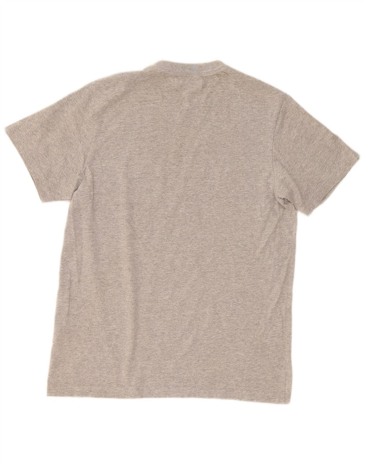 Ανδρικό γραφικό T-Shirt Adidas Top Μεσαίο γκρι βαμβακερό