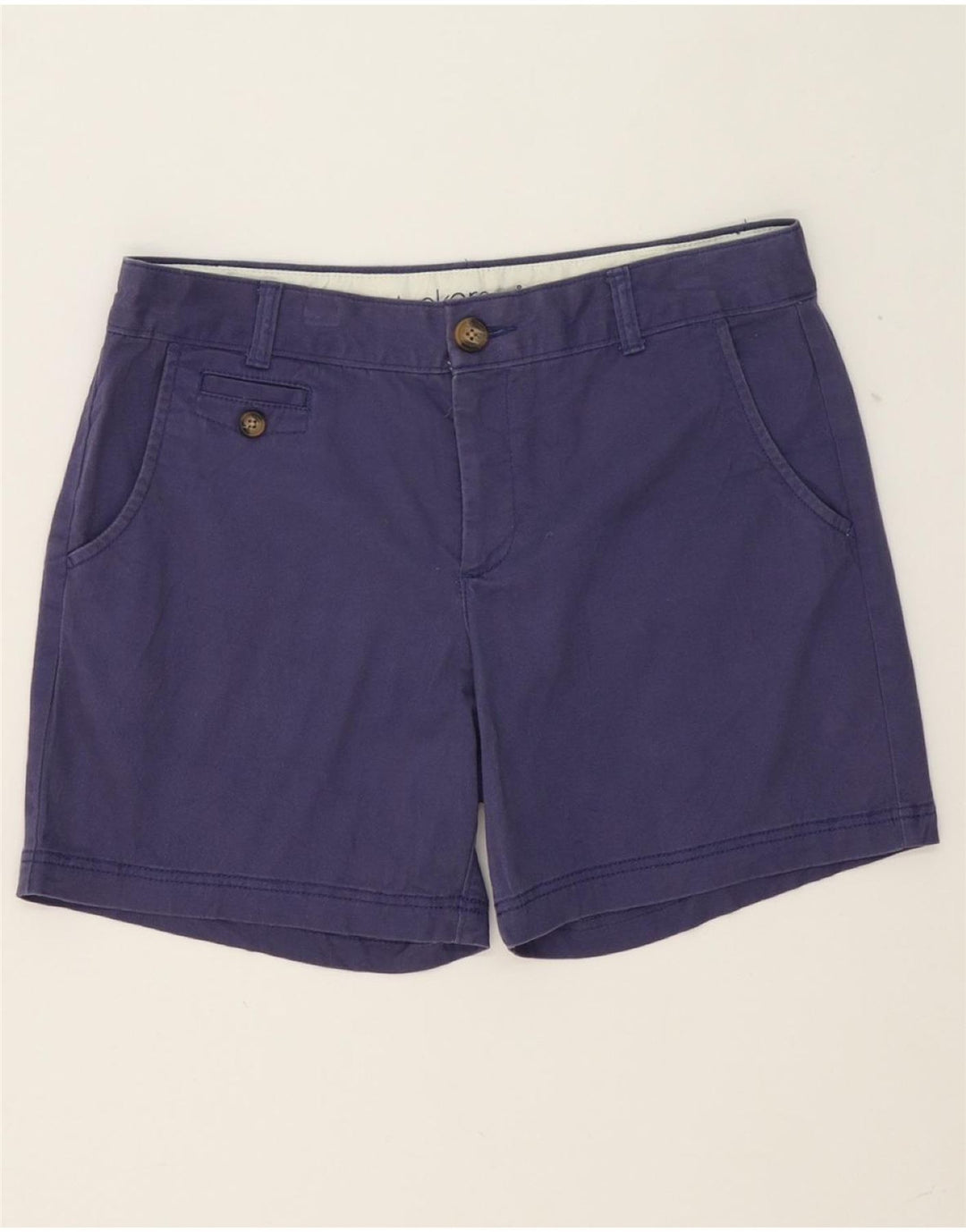DOCKERS Womens Casual Shorts US 8 Medium W32 Navy Blue Cotton Vintage Dockers and Second-Hand Dockers from Messina Hembry 