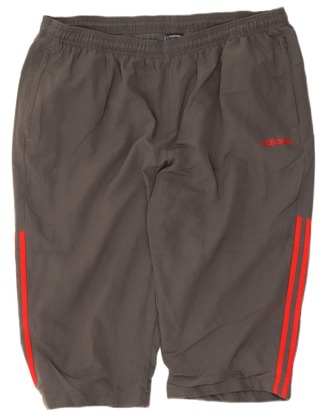 Ανδρικό αθλητικό σορτς Adidas 2XL σε γκρι πολυεστέρα