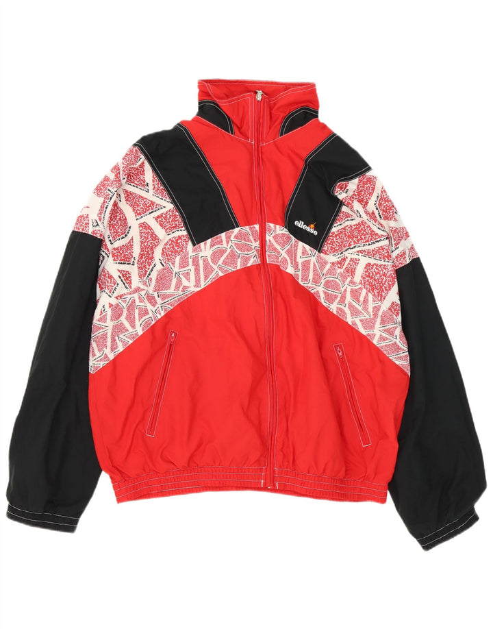Ανδρική φόρμα Ellesse Top Jacket 2XL Red Colourblock Polyester