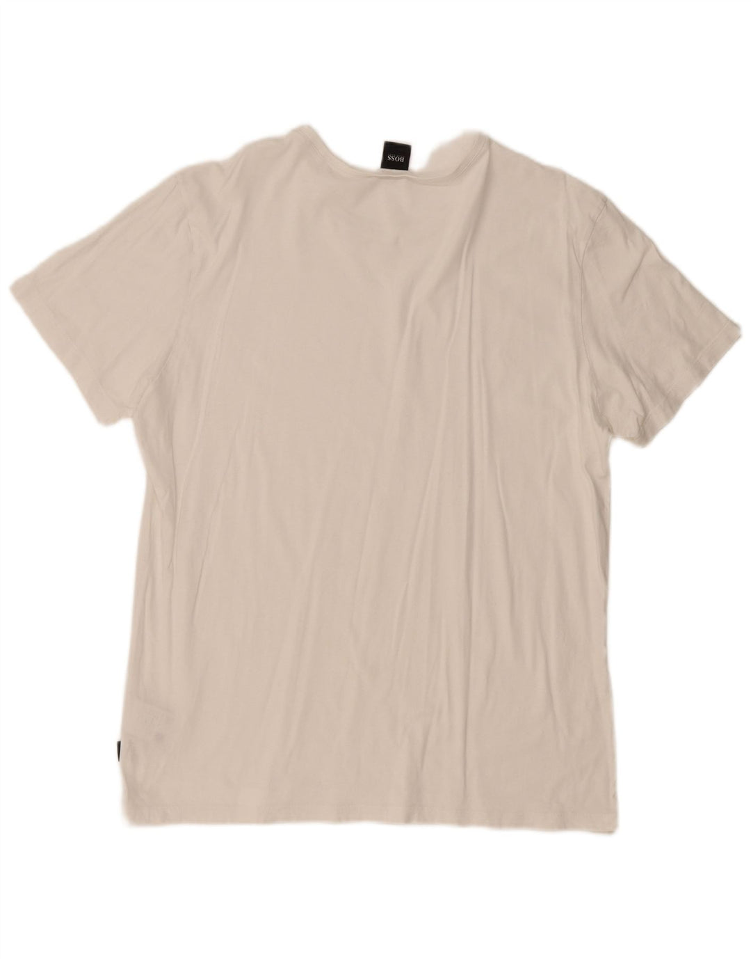 Ανδρικό T-Shirt HUGO BOSS Top XL Λευκό βαμβακερό