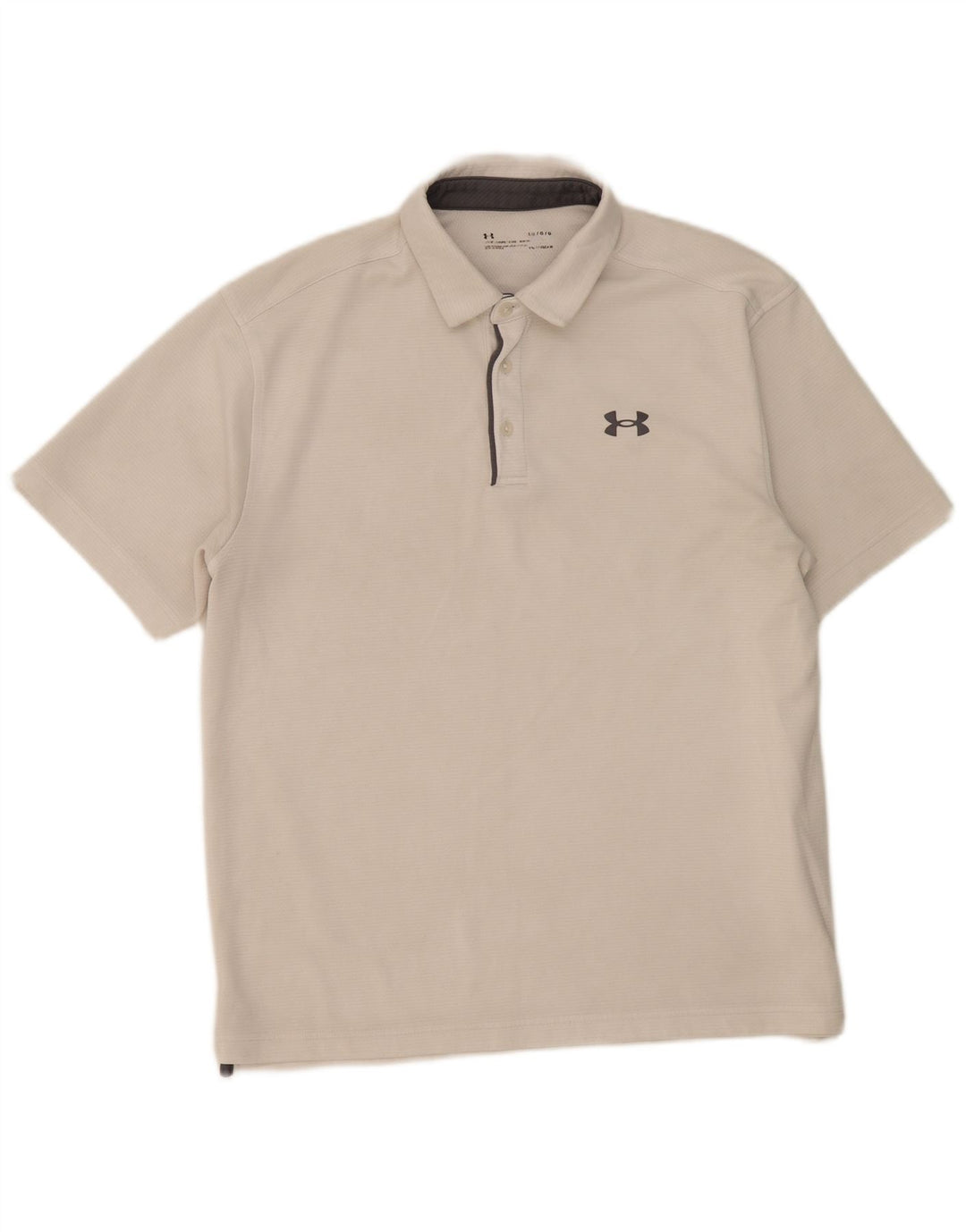 Under Armour Ανδρικό πουκάμισο Polo Large White Polyester Sports