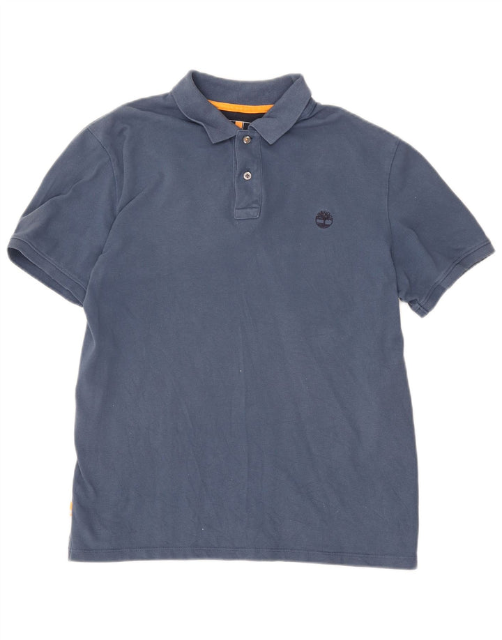 Ανδρικό μπλουζάκι Timberland με κανονική εφαρμογή Polo μεγάλο μπλε ναυτικό