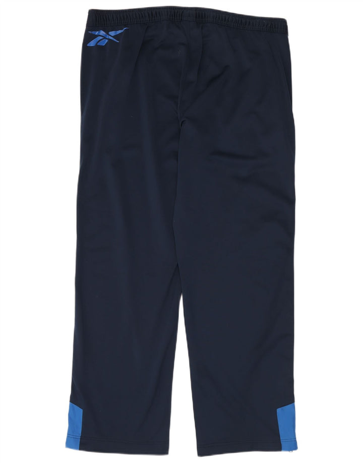 Ανδρική φόρμα γραφικής Reebok Παντελόνι XL Navy Blue Colorblock Πολυεστέρας