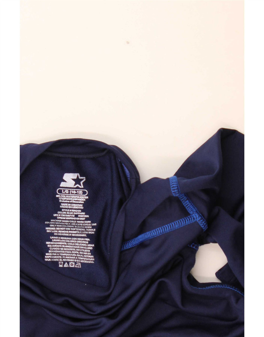 Starter Boys Top μακρυμάνικο 10-11 ετών Large Navy Blue Polyester